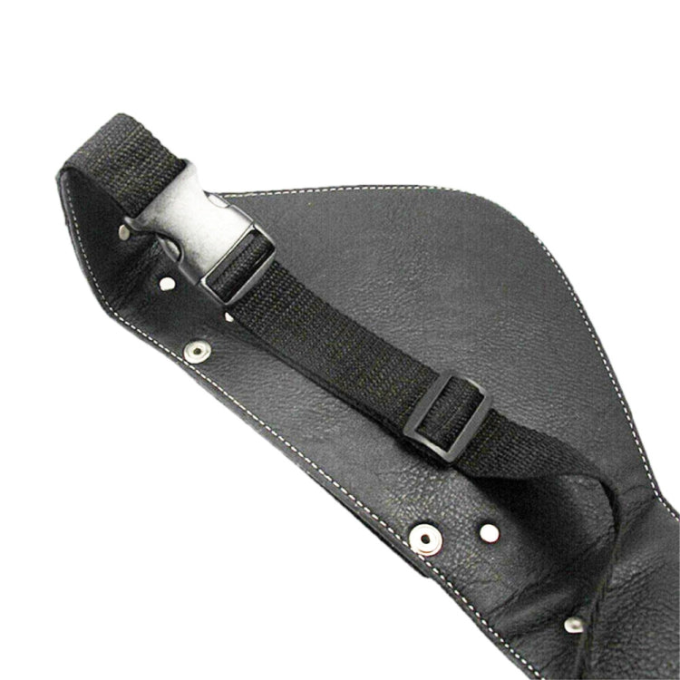 Hairdresser Hair Clipper Comb PU Leather Waist Bag Barber Shop Hair Tools Bag(Black) - free shipping - PMC TechLife - Order now!