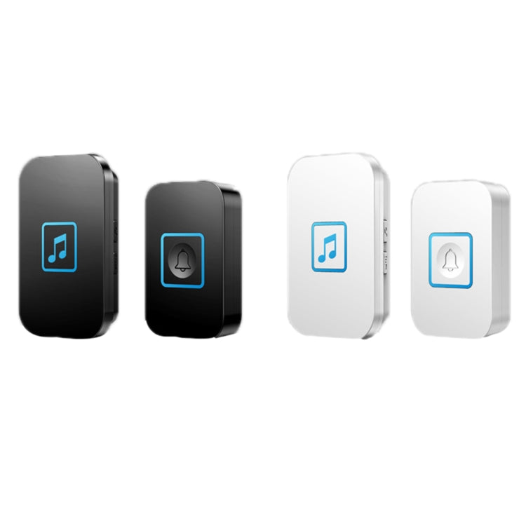 CACAZI A86 Electronic Music Remote Control Doorbell One For One AC Wireless Doorbell, Style:UK Plug(White) - Wireless Doorbell by CACAZI | Online Shopping South Africa | PMC TechLife | Buy Now Pay Later Mobicred