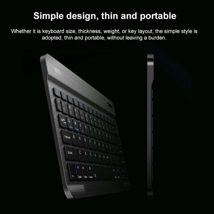 YS-001 9.7-10.1 Inch Tablets Phones Universal Mini Wireless Bluetooth Keyboard, Style:Only Keypad(Black) - Universal Keyboard by PMC Jewellery | Online Shopping South Africa | PMC Jewellery