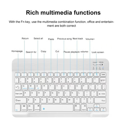 YS-001 9.7-10.1 Inch Tablets Phones Universal Mini Wireless Bluetooth Keyboard, Style:Only Keypad(Black) - Universal Keyboard by PMC Jewellery | Online Shopping South Africa | PMC Jewellery