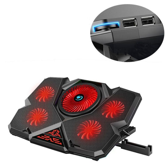 CoolCold 5V Speed Control Version Gaming Laptop Cooler Notebook Stand,Spec: Red Basic Model - Cooling Pads by CoolCold | Online Shopping South Africa | PMC Jewellery | Buy Now Pay Later Mobicred