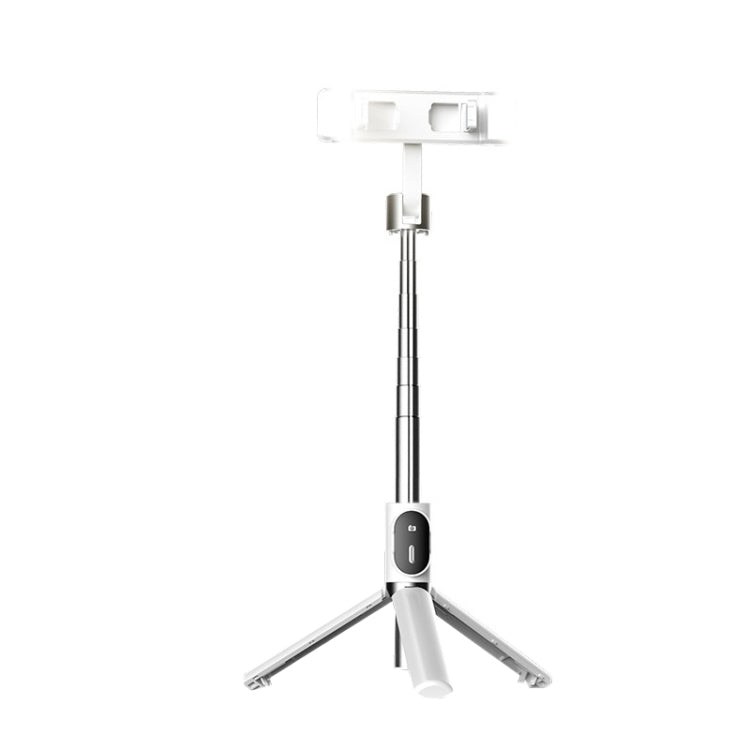 P60D-2 Fill Light Bluetooth Mobile Phone Selfie Stick(White) - Selfie Sticks by PMC Jewellery | Online Shopping South Africa | PMC Jewellery | Buy Now Pay Later Mobicred