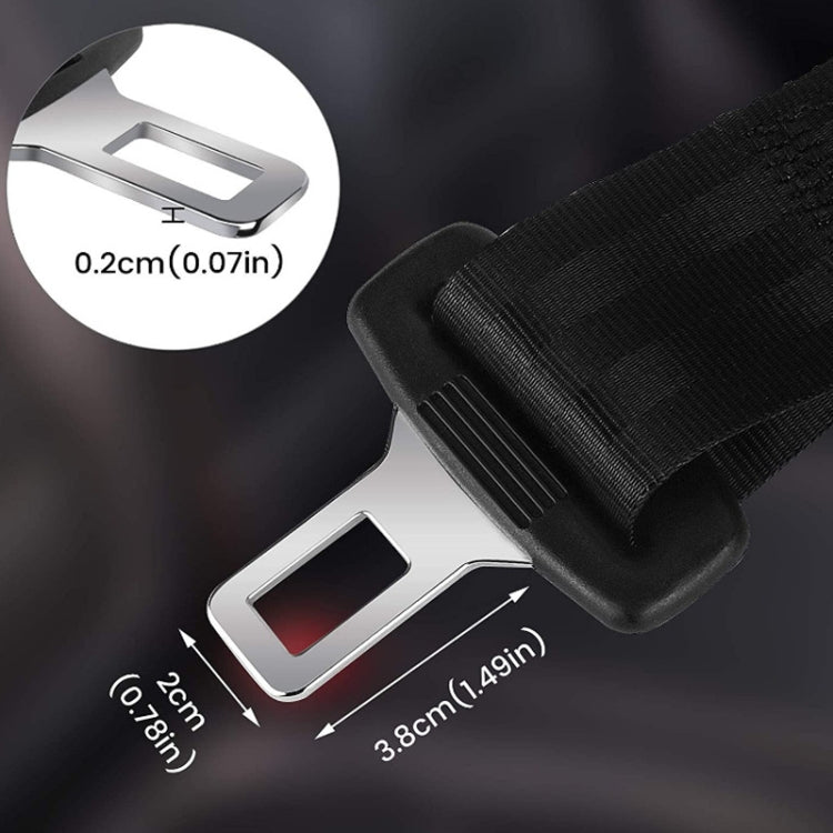 2 PCS Child And Pregnant Woman Car Seat Belt Extender, Length:26cm(Black) - Seat Belts & Padding by PMC TechLife | Online Shopping South Africa | PMC TechLife | Buy Now Pay Later Mobicred