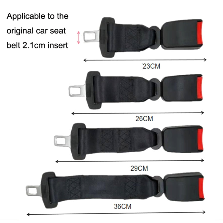 2 PCS Child And Pregnant Woman Car Seat Belt Extender, Length:36cm(Gray) - Seat Belts & Padding by PMC TechLife | Online Shopping South Africa | PMC TechLife | Buy Now Pay Later Mobicred