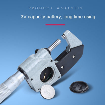 Digital Display Outer Diameter Micrometer 0.001mm High Precision Electronic Spiral Micrometer Thickness Gauge, Model:75-100mm - Coating Thickness Gauge by PMC Jewellery | Online Shopping South Africa | PMC Jewellery | Buy Now Pay Later Mobicred