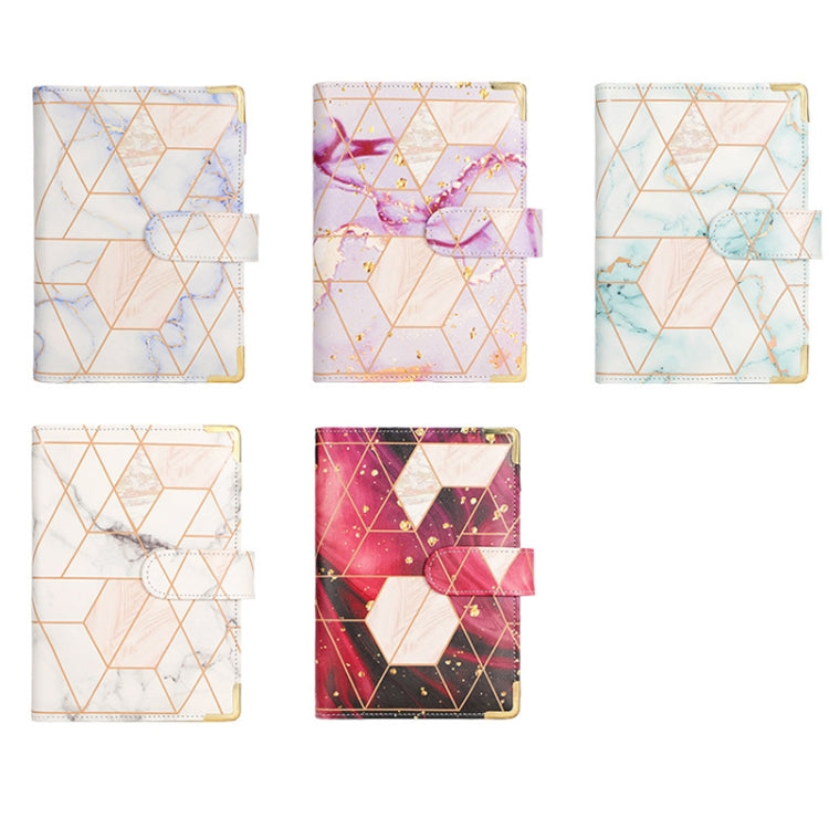 A6 Loose-leaf Notebook Budget Book Marbled Handbook,Style: Deluxe Model(Green) - free shipping - PMc TechLife - Order now!