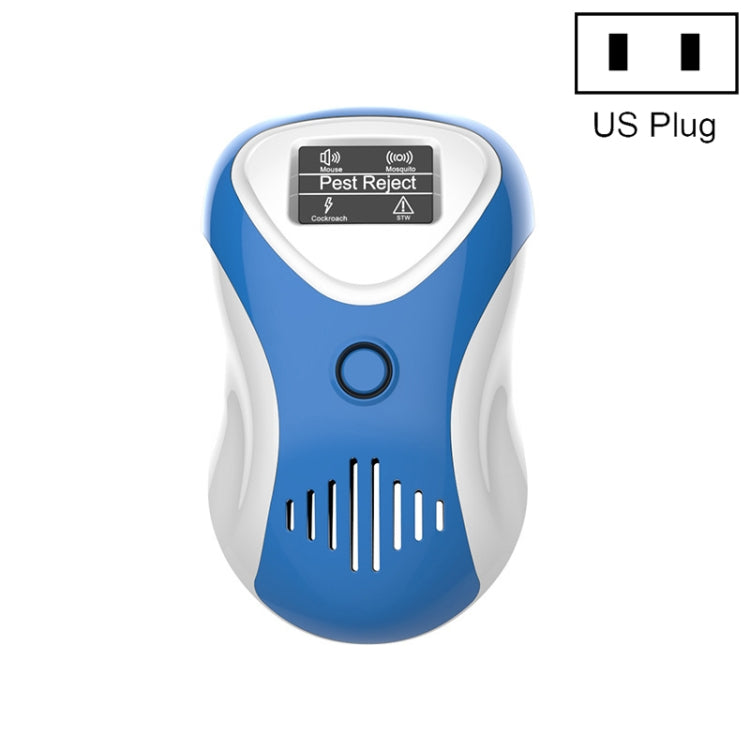 Ultrasonic Mouse Repeller Energy-Saving Silent Insect Repeller, Plug Type:US Plug(Blue White) - Repellents by PMC Jewellery | Online Shopping South Africa | PMC Jewellery | Buy Now Pay Later Mobicred