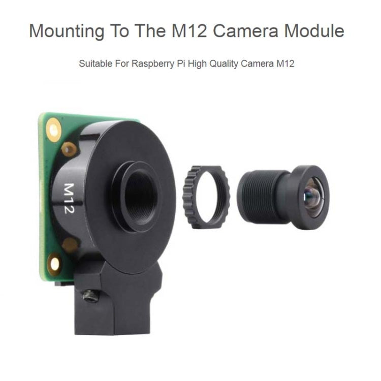 Waveshare WS1053516 For Raspberry Pi M12 High Resolution Lens, 16MP, 105 Degree FOV, 3.56mm Focal length 23966 - Raspberry Pi Accessories by WAVESHARE | Online Shopping South Africa | PMC TechLife | Buy Now Pay Later Mobicred