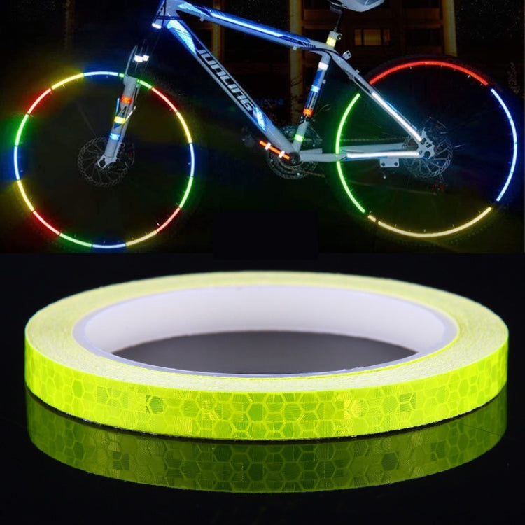 3 Rolls Bicycle Mountain Bike Motorcycle Sticker Car Contour Reflective Sticker Night Riding Reflective Sticker 1 x 800cm(Yellow) - free shipping - PMC TechLife - Order now!