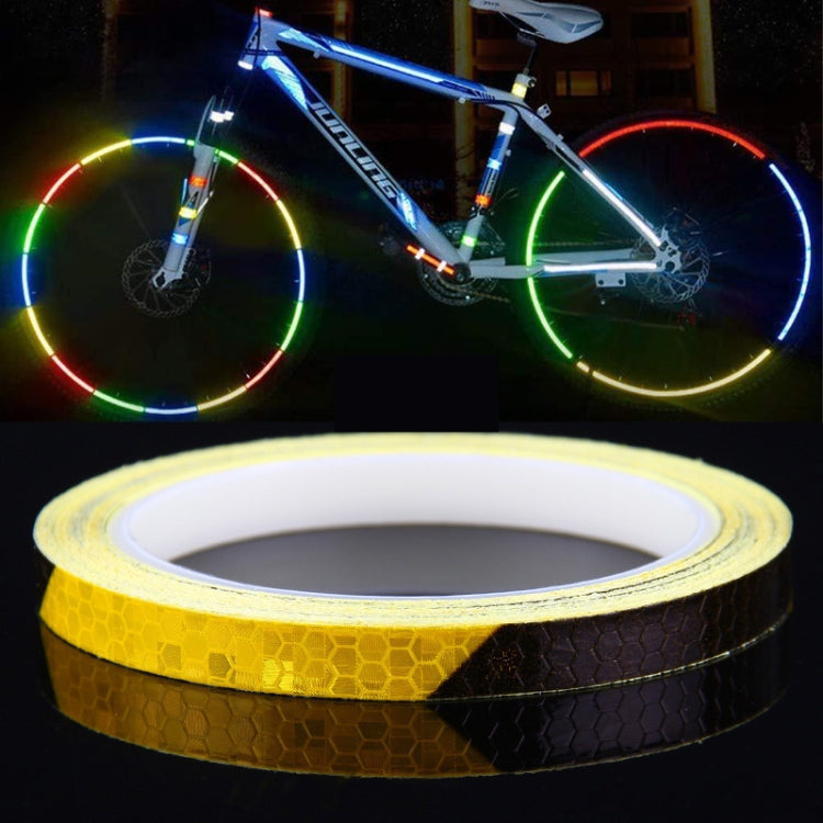 3 Rolls Bicycle Mountain Bike Motorcycle Sticker Car Contour Reflective Sticker Night Riding Reflective Sticker 1 x 800cm(Black Orange) - Decorative Accessories by PMC TechLife | Online Shopping South Africa | PMC TechLife | Buy Now Pay Later Mobicred