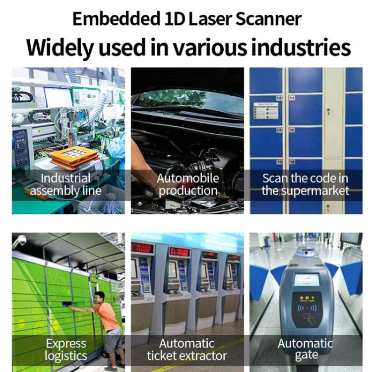 EVAWGIB DL-X720 Red Light 1D Barcode Scanning Recognition Engine, Interface:USB - free shipping - PMC TechLife - Order now!