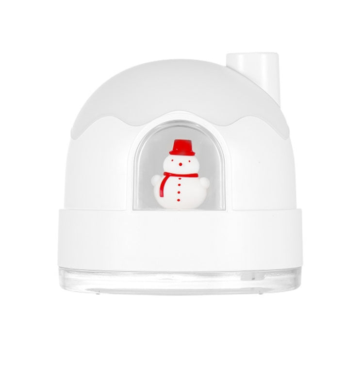 ZAY-H006 Plug-in Snowman Humidifier Night Light USB Mute Cute Desktop Air Mini Atomizer Air Humidifier(White) - free shipping - PMC TechLife - Order now!