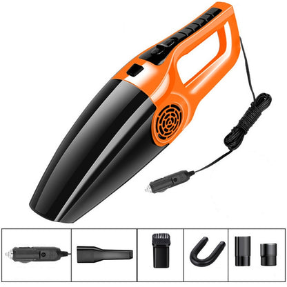 Car Vacuum Cleaner High Power 120W Home Car Dual-use Vacuum Cleaner Powerful Dry and Wet Wired Models Seventh Generation(Orange) - Vacuum Cleaner by PMC Jewellery | Online Shopping South Africa | PMC Jewellery | Buy Now Pay Later Mobicred