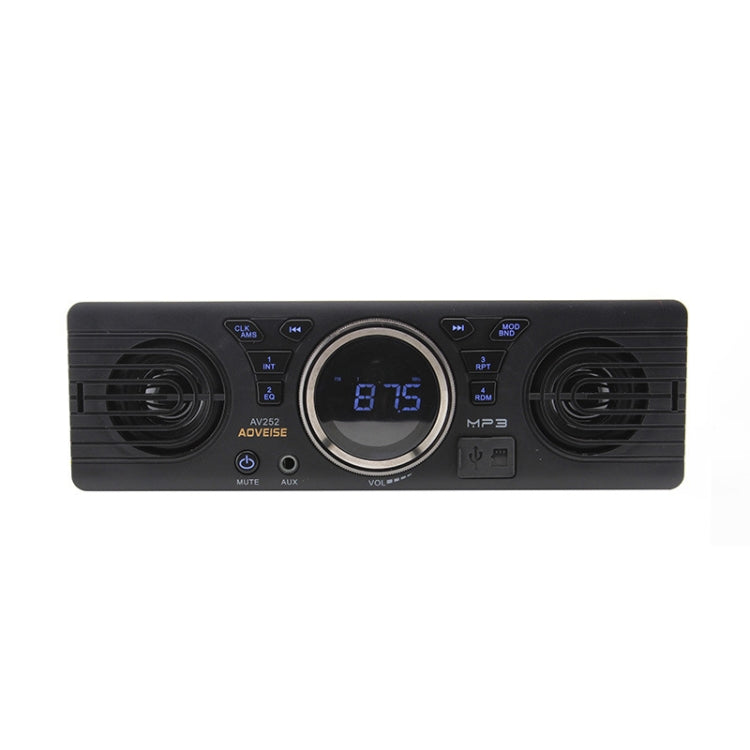 AOVEISE AV252 12V Car SD Card MP3 Audio Electric Car Radio with Speaker Bluetooth Speaker(Bluetooth version) - Car Amplifiers by AOVEISE | Online Shopping South Africa | PMC Jewellery | Buy Now Pay Later Mobicred