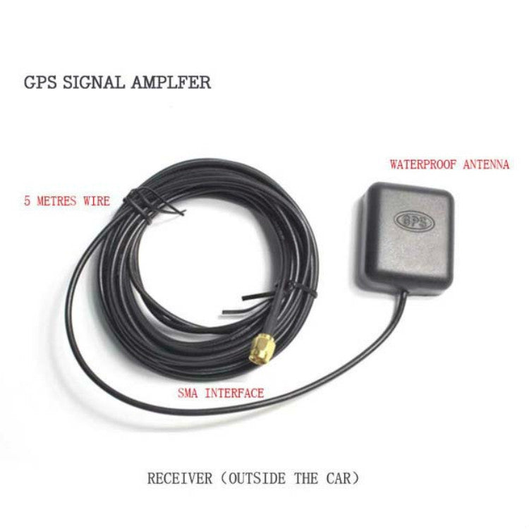 ANT-1575R GPS Car Antenna GPS Signal Repeater Antenna Amplifier Antenna SMA Interface - GPS Accessories by PMc TechLife | Online Shopping South Africa | PMc TechLife | Buy Now Pay Later Mobicred
