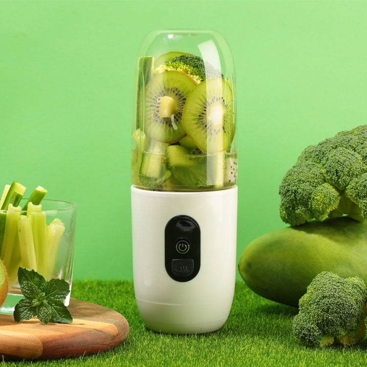 Mingdian Portable USB Rechargeable Juicer Mini Juice Cup(White) - free shipping - PMC TechLife - Order now!