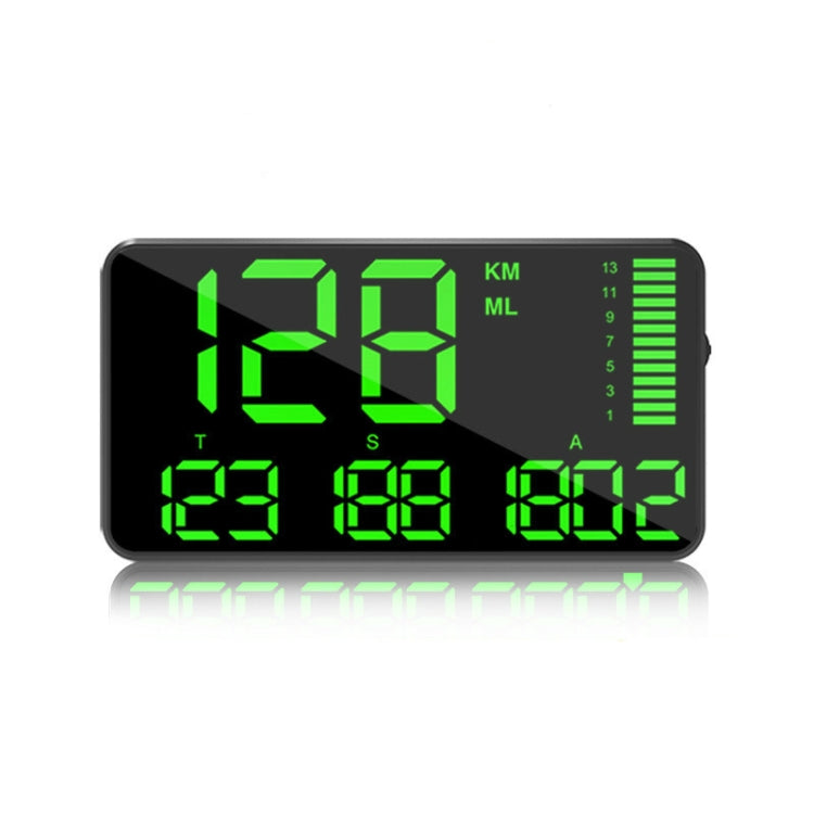 Kingneed C90 5.5inch HUD Car Head-up Display GPS Car Universal Mileage Speed Meter Speeding Alarm / GPS Satellite Speed Measurement(Black) - free shipping - PMC TechLife - Order now!