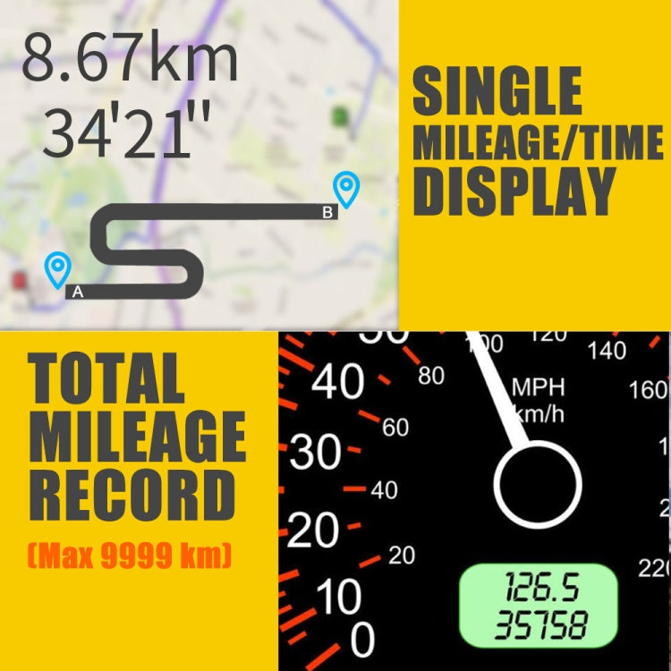 Kingneed C90 5.5inch HUD Car Head-up Display GPS Car Universal Mileage Speed Meter Speeding Alarm / GPS Satellite Speed Measurement(Black) - free shipping - PMC TechLife - Order now!