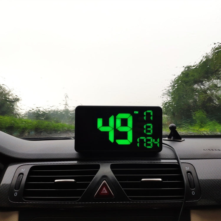 C1090 6.2 inch HUD Car Head-up Display GPS Car Universal Mileage Speed Meter Speeding Alarm / GPS Satellite Speed Measurement(Black) - free shipping - PMC TechLife - Order now!