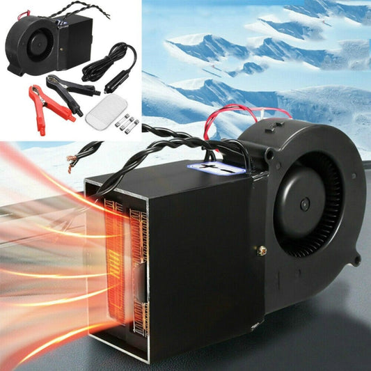 Car Heater Electric Heater Defroster Double PTC24V 300-500W - Heating & Fans by PMC Jewellery | Online Shopping South Africa | PMC Jewellery | Buy Now Pay Later Mobicred