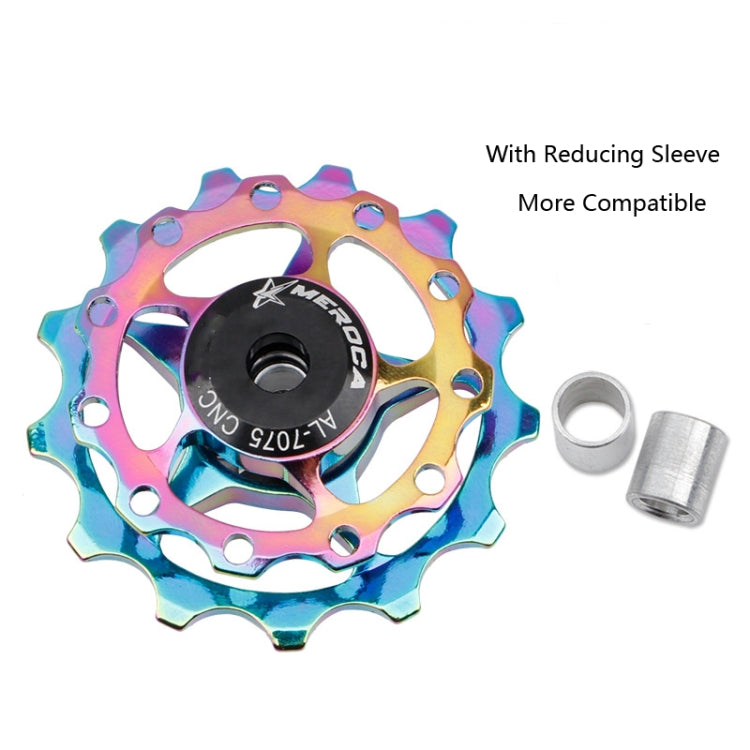 MEROCA Metal Bearings Mountain Bike Road Bike Rear Derailleur Guide Wheel 11T/13T Guide Wheel, Specification:11T, Color:Blue - Guide wheels by PMc TechLife | Online Shopping South Africa | PMc TechLife | Buy Now Pay Later Mobicred