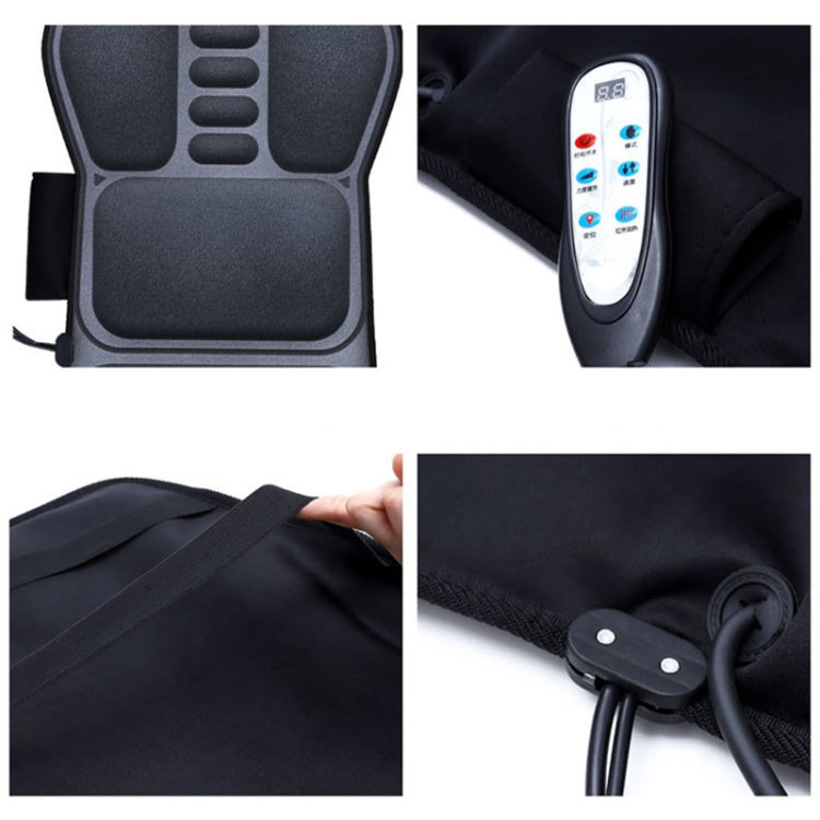 YJ-308 Car Massager Cervical Spine Neck Waist Car Home Heating Whole Body Multifunctional Massage Mat, Specification: Deluxe Edition - Seat Accessories by PMC Jewellery | Online Shopping South Africa | PMC Jewellery | Buy Now Pay Later Mobicred