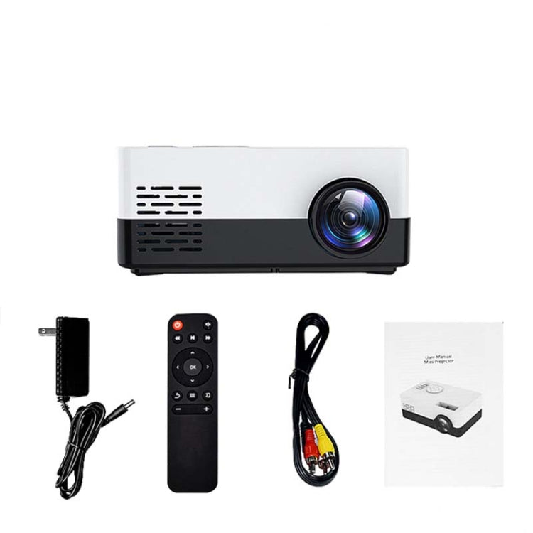 S261/J16 Home Mini HD 1080P Portable LED Projector, Support TF Card / AV / U Disk, Plug Specification:UK Plug(Blue White) - Mini Projector by PMC Jewellery | Online Shopping South Africa | PMC Jewellery | Buy Now Pay Later Mobicred