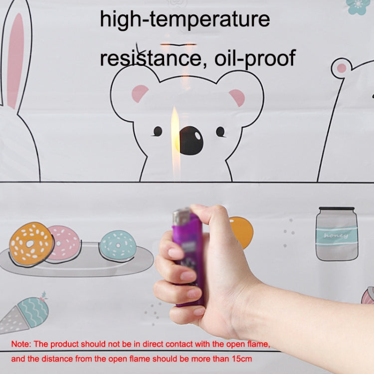 5 PCS Kitchen Cabinet Stove Oil-Proof Self-Adhesive Sticker, Style:Transparent Type(Cute Pet) - Wall Tile Stickers by PMc TechLife | Online Shopping South Africa | PMc TechLife | Buy Now Pay Later Mobicred