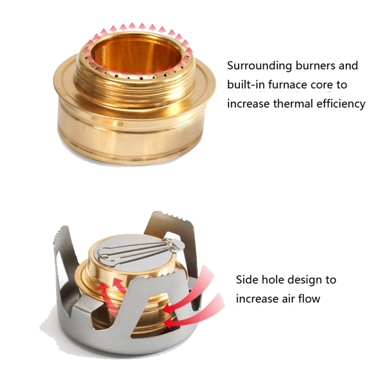 Outdoor Camping Alcohol Stove Vaporized Liquid Alcohol Atove Mini Alcohol Stove Portable Creative Alcohol Stove(Gray) - Cookwares & Tablewares by PMC TechLife | Online Shopping South Africa | PMC TechLife