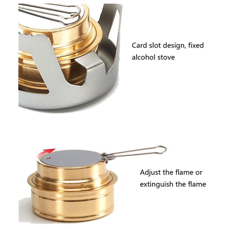 Outdoor Camping Alcohol Stove Vaporized Liquid Alcohol Atove Mini Alcohol Stove Portable Creative Alcohol Stove(Gray) - Cookwares & Tablewares by PMC TechLife | Online Shopping South Africa | PMC TechLife