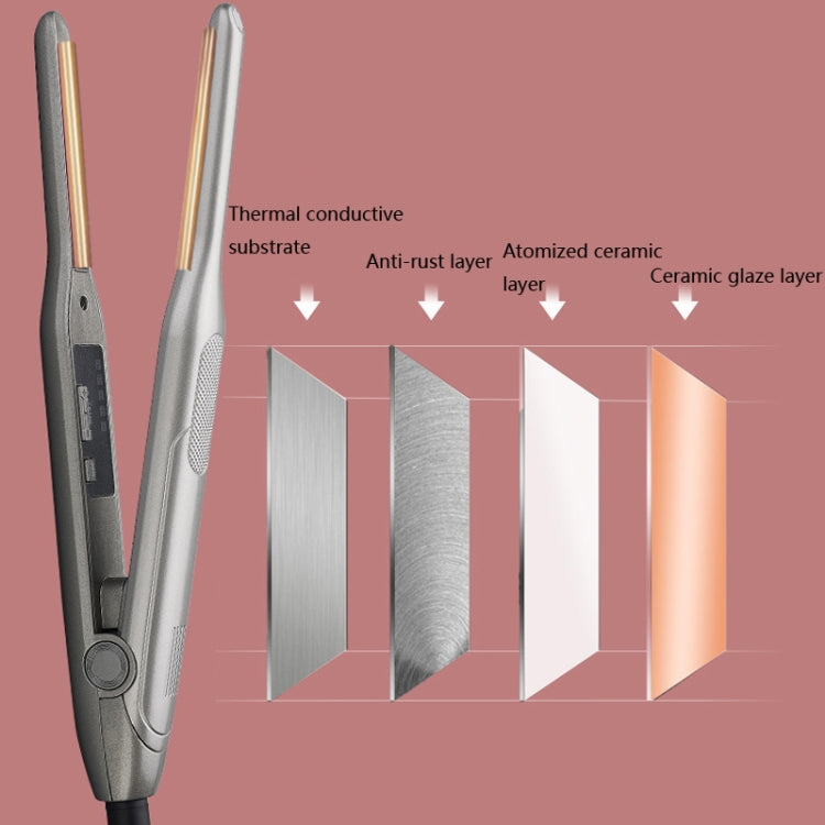 Small Wave Curling Iron For Men Beard Curling Iron 3D Ceramic Thermostat Hair Straightener(UK Plug) - free shipping - PMC TechLife - Order now!