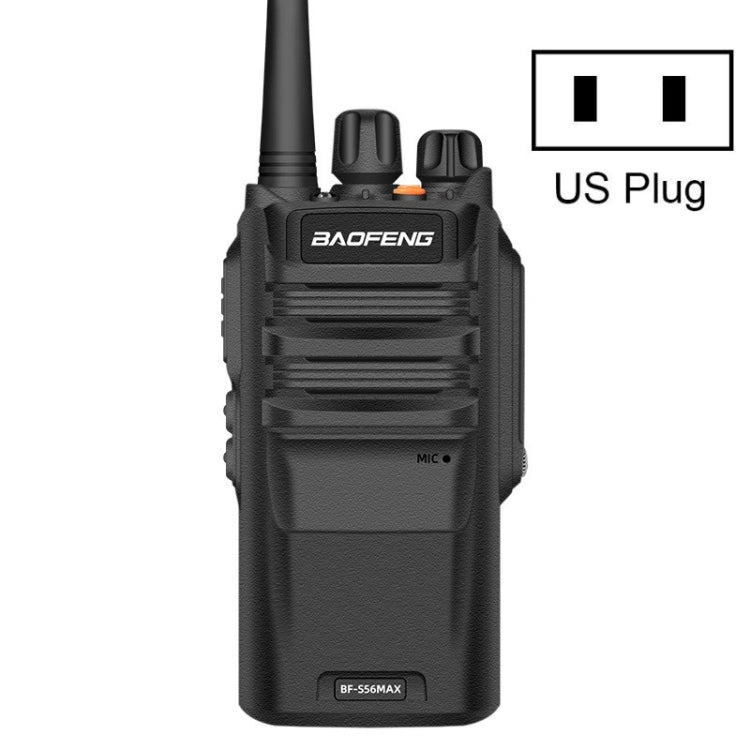 Baofeng BF-S56MAX High-power Waterproof Handheld Communication Device Walkie-talkie, Plug Specifications:US Plug - Handheld Walkie Talkie by Baofeng | Online Shopping South Africa | PMC Jewellery | Buy Now Pay Later Mobicred