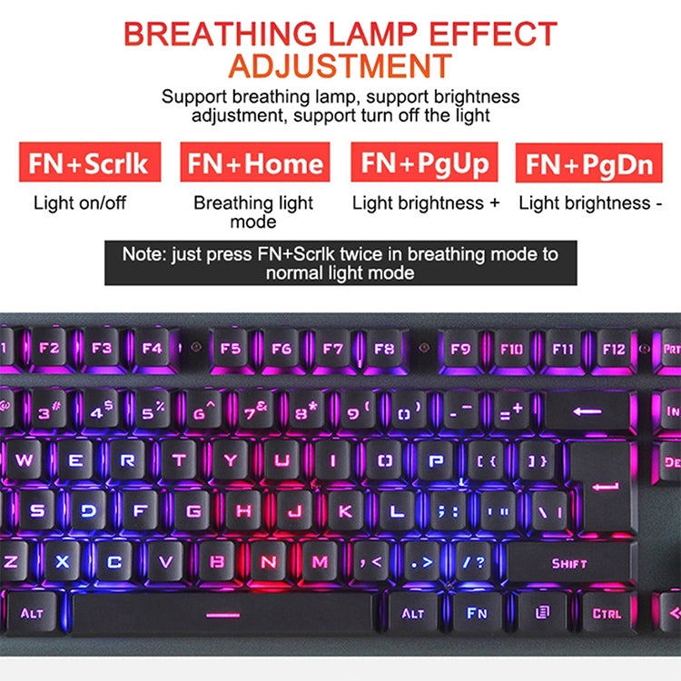 618 Internet Cafe Game Manipulator Keyboard and Mouse Set, Cable Length: 1.6m(Black) - Wired Keyboard by PMC Jewellery | Online Shopping South Africa | PMC Jewellery | Buy Now Pay Later Mobicred