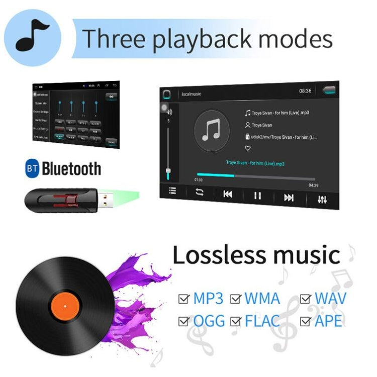 Universal Machine Android Smart Navigation Car Navigation DVD Reversing Video Integrated Machine, Size:10inch 1+16G, Specification:Standard - Car DVD by PMC TechLife | Online Shopping South Africa | PMC TechLife | Buy Now Pay Later Mobicred