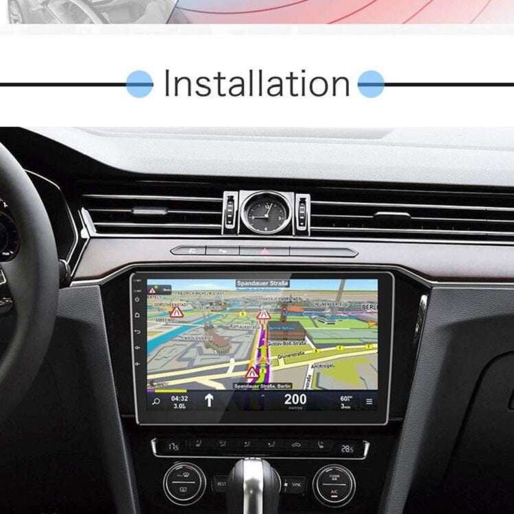 Universal Machine Android Smart Navigation Car Navigation DVD Reversing Video Integrated Machine, Size:10inch 2+16G, Specification:Standard+8 Lights Camera - Car DVD by PMC TechLife | Online Shopping South Africa | PMC TechLife | Buy Now Pay Later Mobicred