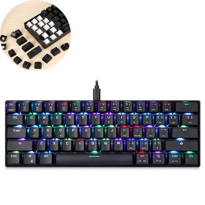 MOTOSPEED CK61 61 Keys  Wired Mechanical Keyboard RGB Backlight with 14 Lighting Effects, Cable Length: 1.5m, Colour: BOX Shaft - Wired Keyboard by MOTOSPEED | Online Shopping South Africa | PMC Jewellery | Buy Now Pay Later Mobicred