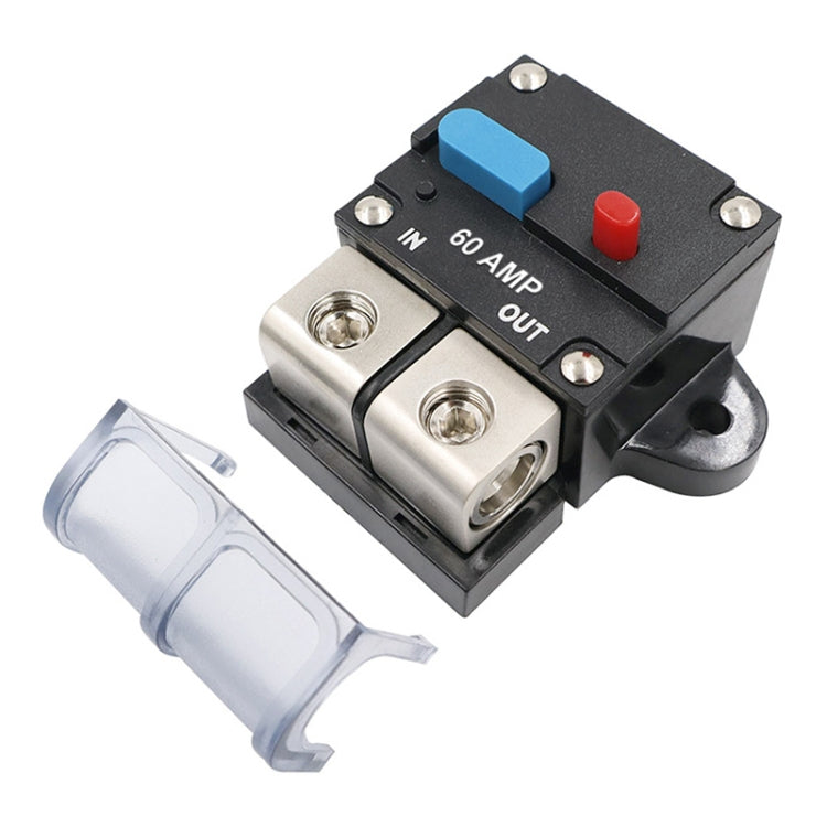 60A Auto Circuit Breaker Car Audio Fuse Holder Power Insurance Automatic Switch(Blue) - Fuse by PMC Jewellery | Online Shopping South Africa | PMC Jewellery | Buy Now Pay Later Mobicred