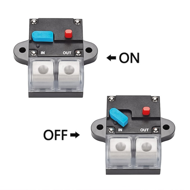 200A Auto Circuit Breaker Car Audio Fuse Holder Power Insurance Automatic Switch(Blue) - Fuse by PMC Jewellery | Online Shopping South Africa | PMC Jewellery | Buy Now Pay Later Mobicred