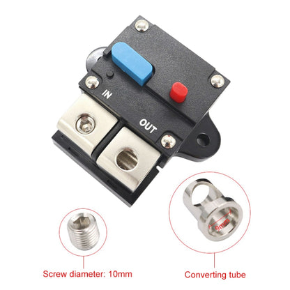 250A Auto Circuit Breaker Car Audio Fuse Holder Power Insurance Automatic Switch(Blue) - Fuse by PMC Jewellery | Online Shopping South Africa | PMC Jewellery | Buy Now Pay Later Mobicred