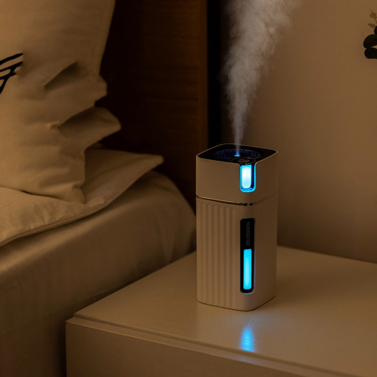 Humidifier USB Office Home Car Mute Portable Colorful Air Purifier(White) - Air Purifier by PMC TechLife | Online Shopping South Africa | PMC TechLife | Buy Now Pay Later Mobicred