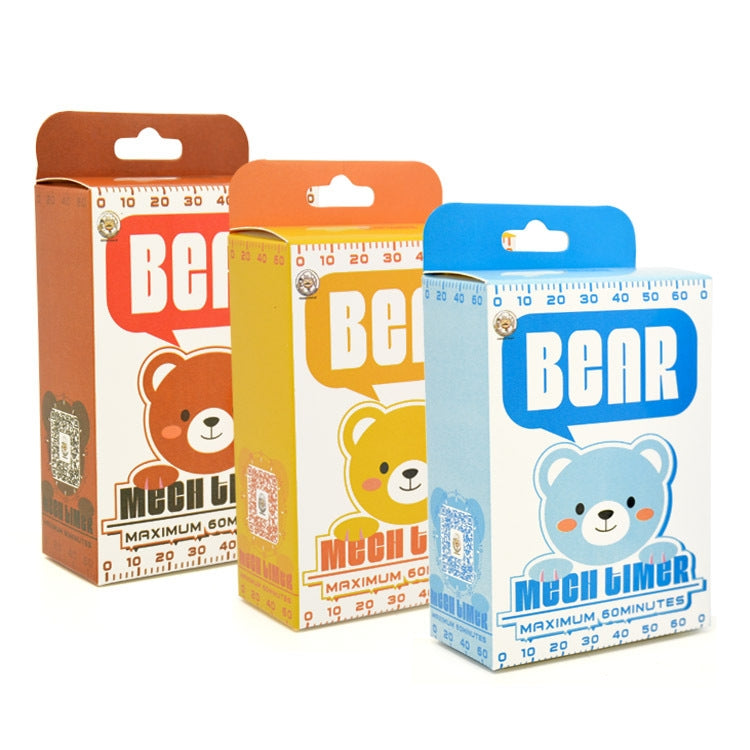 Cartoon Bear Timer Kitchen Gadget Mechanical Timer(Yellow) - Digital Countdown by PMC TechLife | Online Shopping South Africa | PMC TechLife | Buy Now Pay Later Mobicred