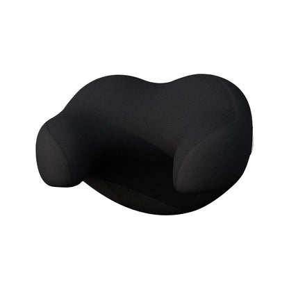 U-shaped Car Headrest Car Memory Foam Neck Pillow(Pure Black) - Seat Accessories by PMC Jewellery | Online Shopping South Africa | PMC Jewellery | Buy Now Pay Later Mobicred