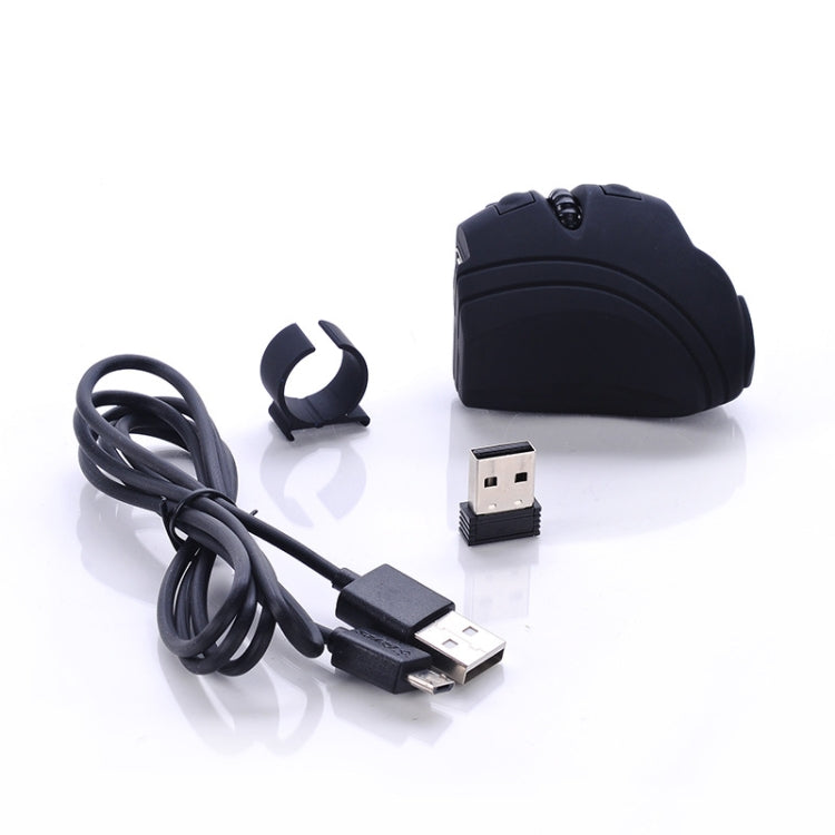 GM306 2.4GHz Wireless Finger Lazy Mice with USB Receiver(Black) - Wireless Mice by PMC Jewellery | Online Shopping South Africa | PMC Jewellery | Buy Now Pay Later Mobicred