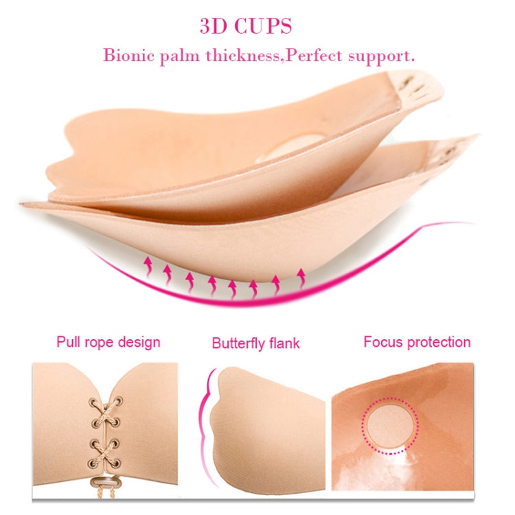 Women Self-Adhesive Strapless Bandage Blackless Solid Bra Silicone Underwear Invisible Bra, Size:XL(T Black) - free shipping - PMC TechLife - Order now!