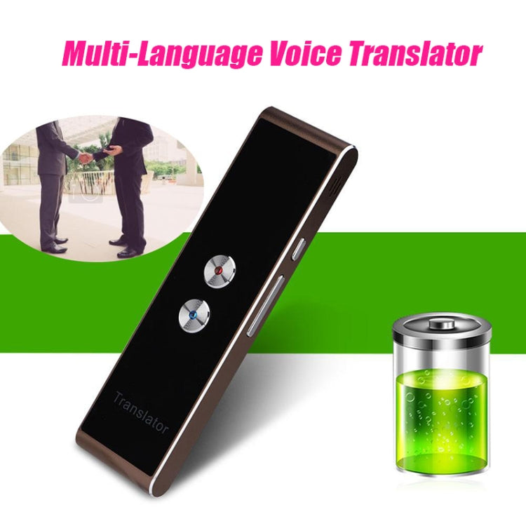 Portable Smart Voice Translator Upgrade Version for Learning Travel Business Meeting 3 in 1 voice Text Photo Language Translator(brown) -  by PMC Jewellery | Online Shopping South Africa | PMC Jewellery | Buy Now Pay Later Mobicred