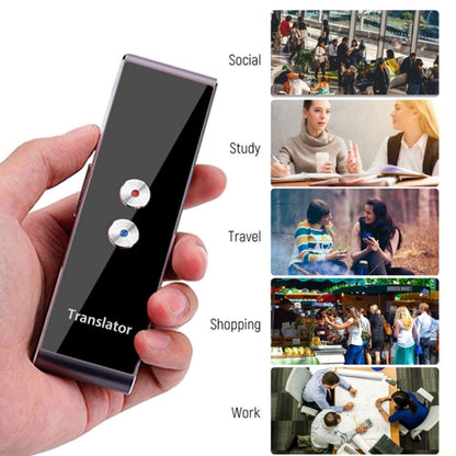 T8 Pocket Language Translator Voice 30 Languages Two Way Real Time Intercom Portable Translator For Personal Learning Travelling Black -  by PMC Jewellery | Online Shopping South Africa | PMC Jewellery | Buy Now Pay Later Mobicred