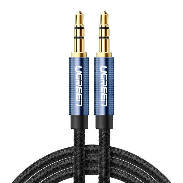 Ugreen AV112 Audio Cable 3.5mm Speaker Line Aux Cable, Length:3m(Blue) - Aux Cable by Ugreen | Online Shopping South Africa | PMC Jewellery | Buy Now Pay Later Mobicred