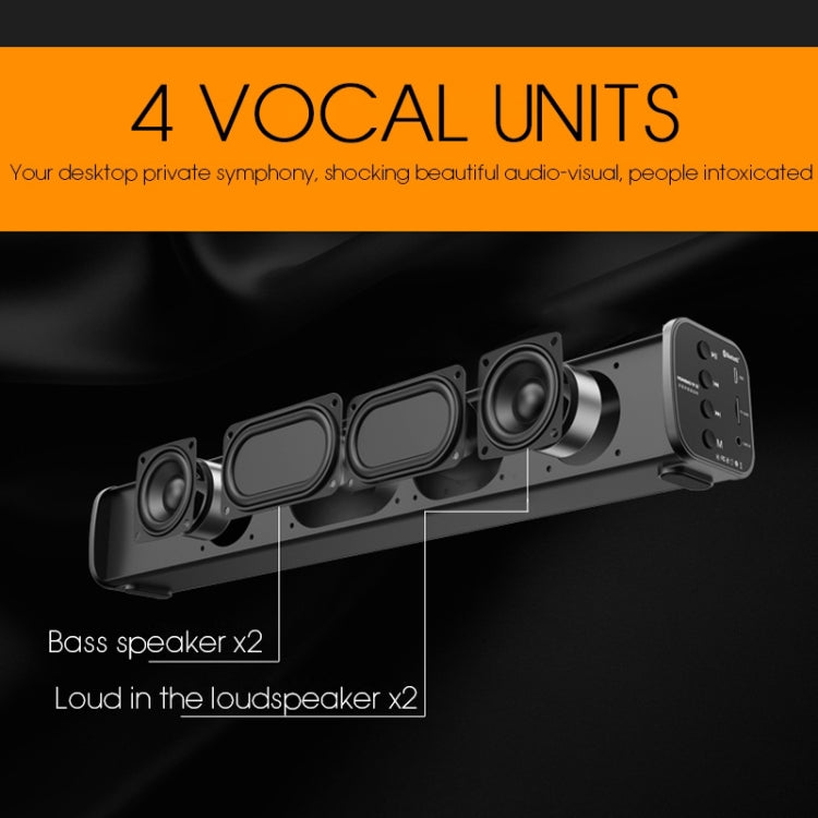 TOPROAD High Power 10W HIFI Portable Wireless Bluetooth Speaker Stereo Soundbar TF FM USB Subwoofer Column for Computer TV Phone(Red) - free shipping - PMC Jewellery - Order now!