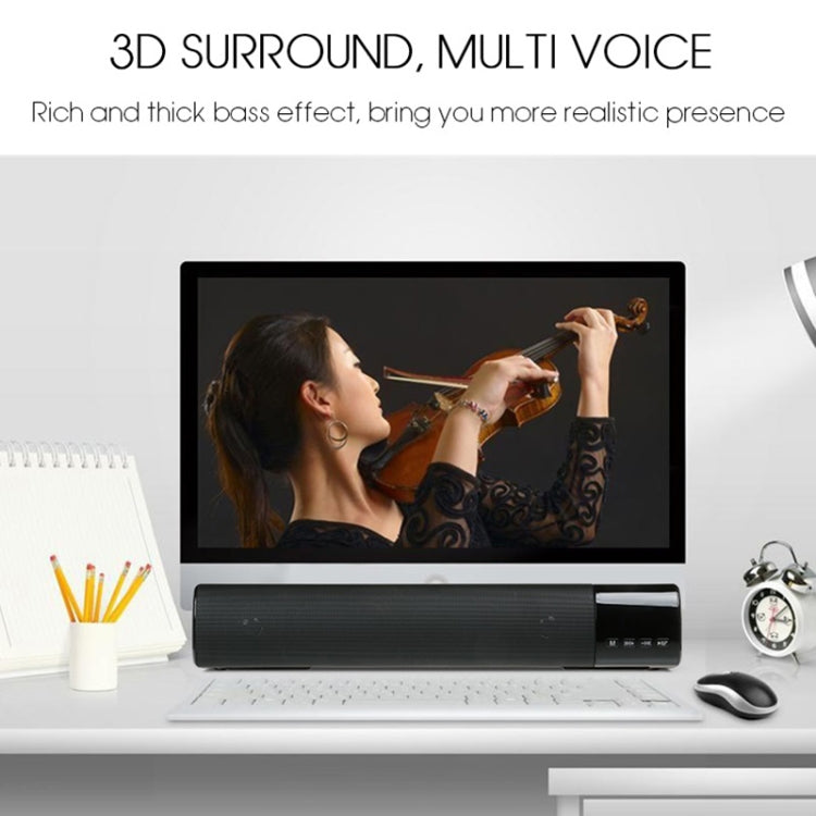 TOPROAD High Power 10W HIFI Portable Wireless Bluetooth Speaker Stereo Soundbar TF FM USB Subwoofer Column for Computer TV Phone(Red) - free shipping - PMC Jewellery - Order now!