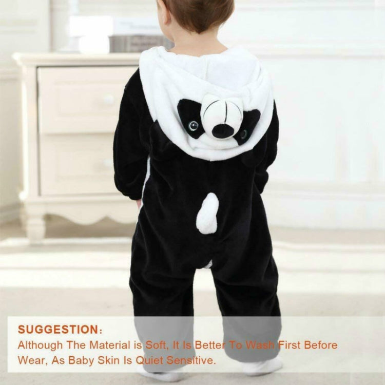 Babies Cartoon Animal Shape Flannel Jumpsuit Romper, Size:90CM(Panda) - Baby Clothing by PMC Jewellery | Online Shopping South Africa | PMC Jewellery | Buy Now Pay Later Mobicred